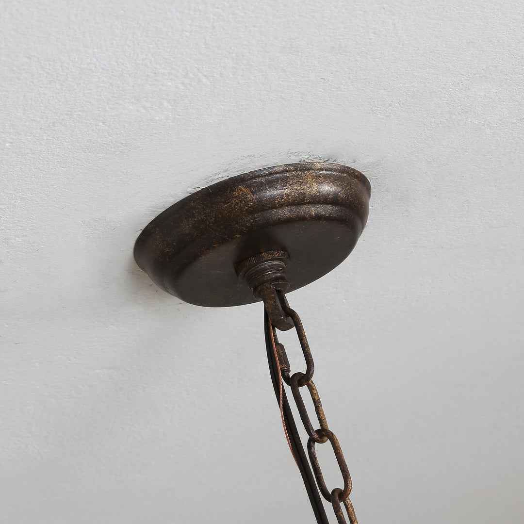 Lampe Pendentive en Bois et Métal Country Créativité Individuelle Virinira - Neutralighting