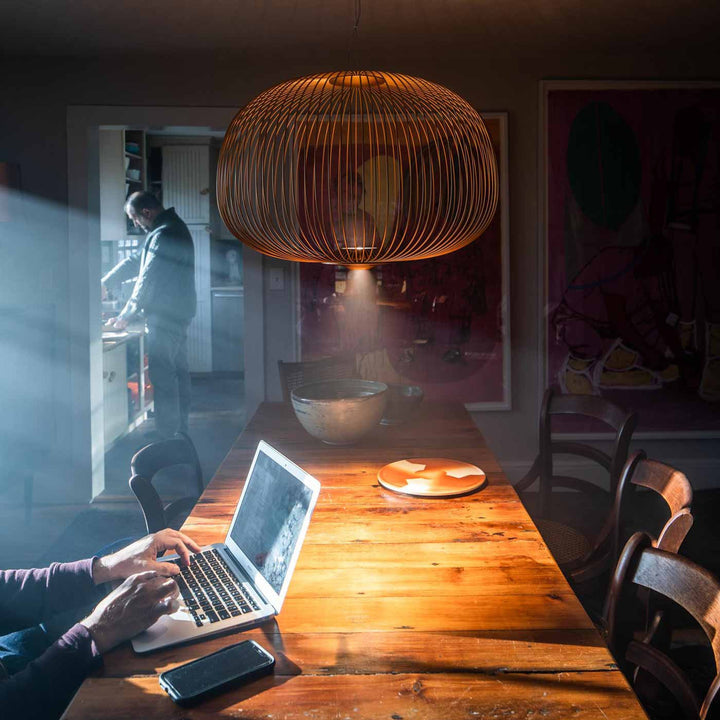 Vadorora Moderne Minimaliste Cage Métal Suspension - Neutralighting