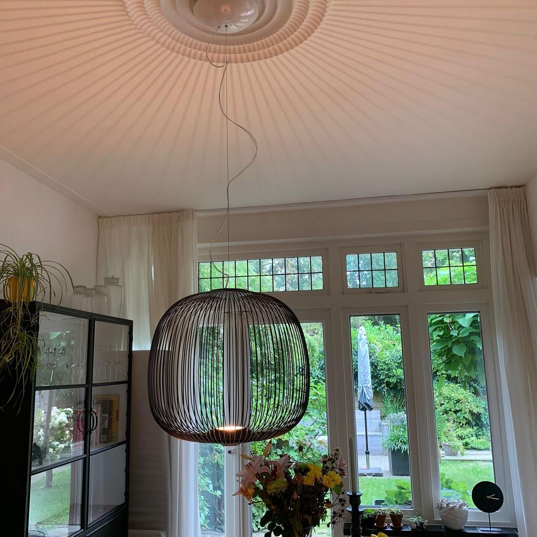 Vadorora Moderne Minimaliste Cage Métal Suspension - Neutralighting