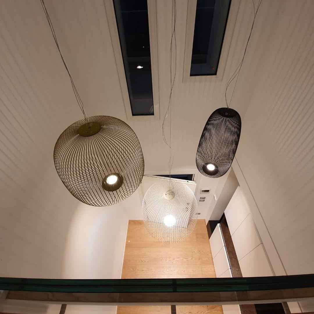 Vadorora Moderne Minimaliste Cage Métal Suspension - Neutralighting