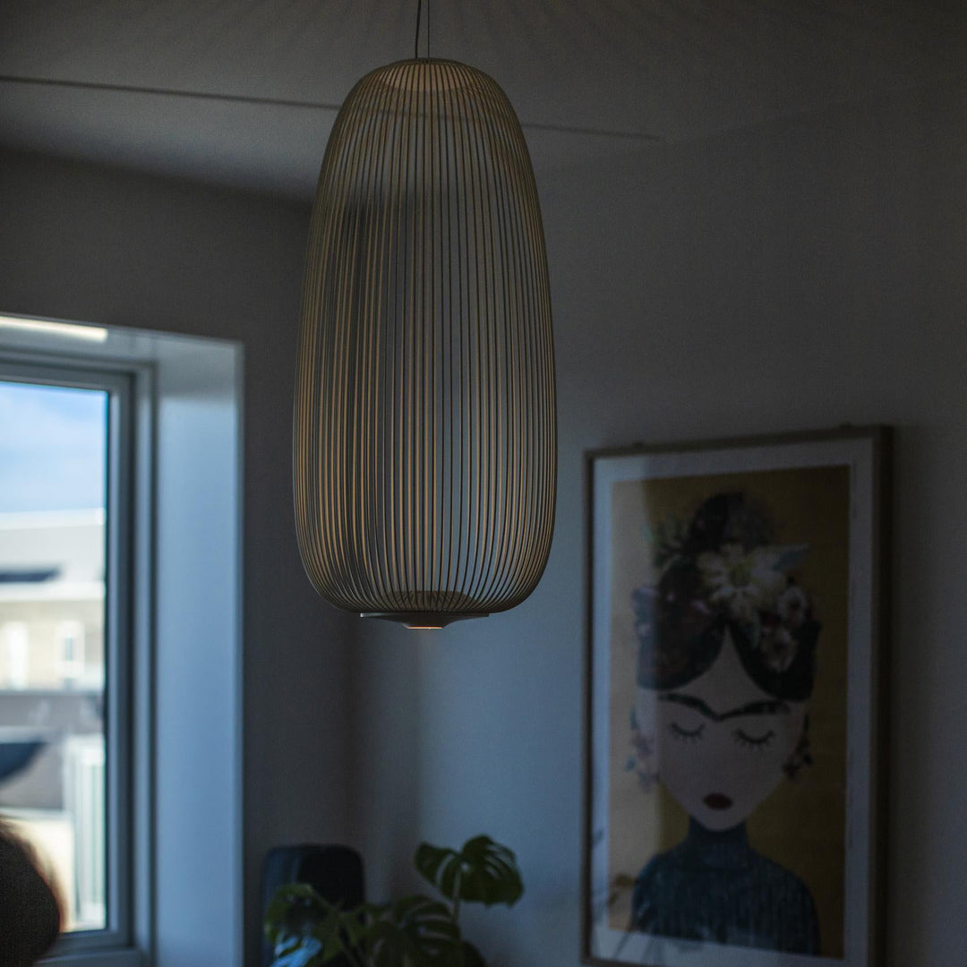 Vadorora Moderne Minimaliste Cage Métal Suspension - Neutralighting