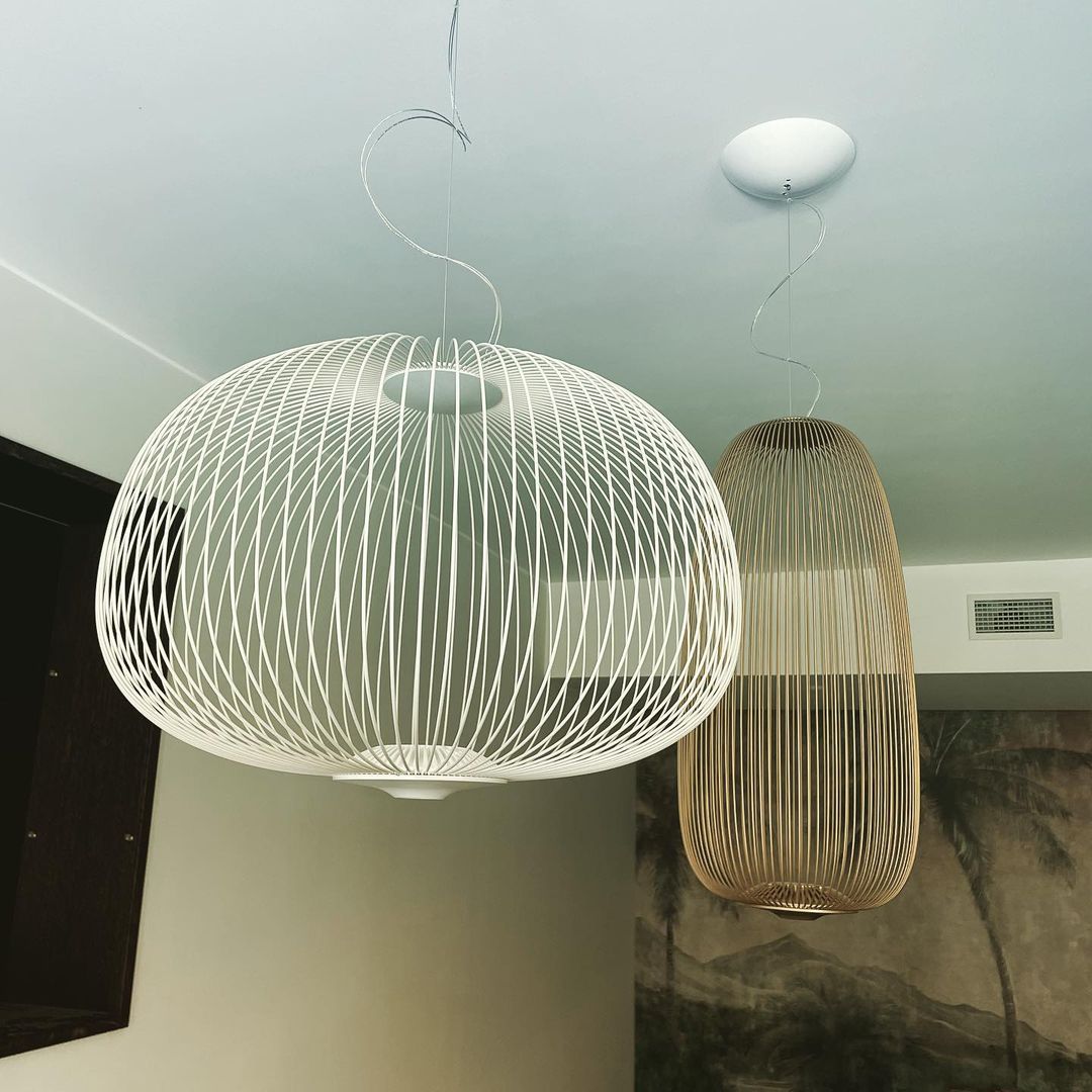 Vadorora Moderne Minimaliste Cage Métal Suspension - Neutralighting