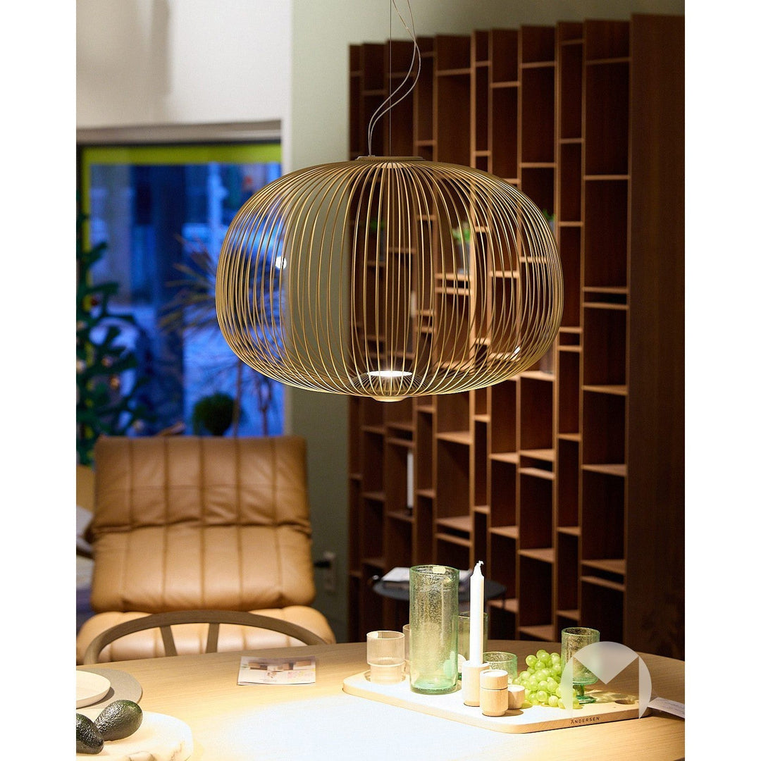 Vadorora Moderne Minimaliste Cage Métal Suspension - Neutralighting