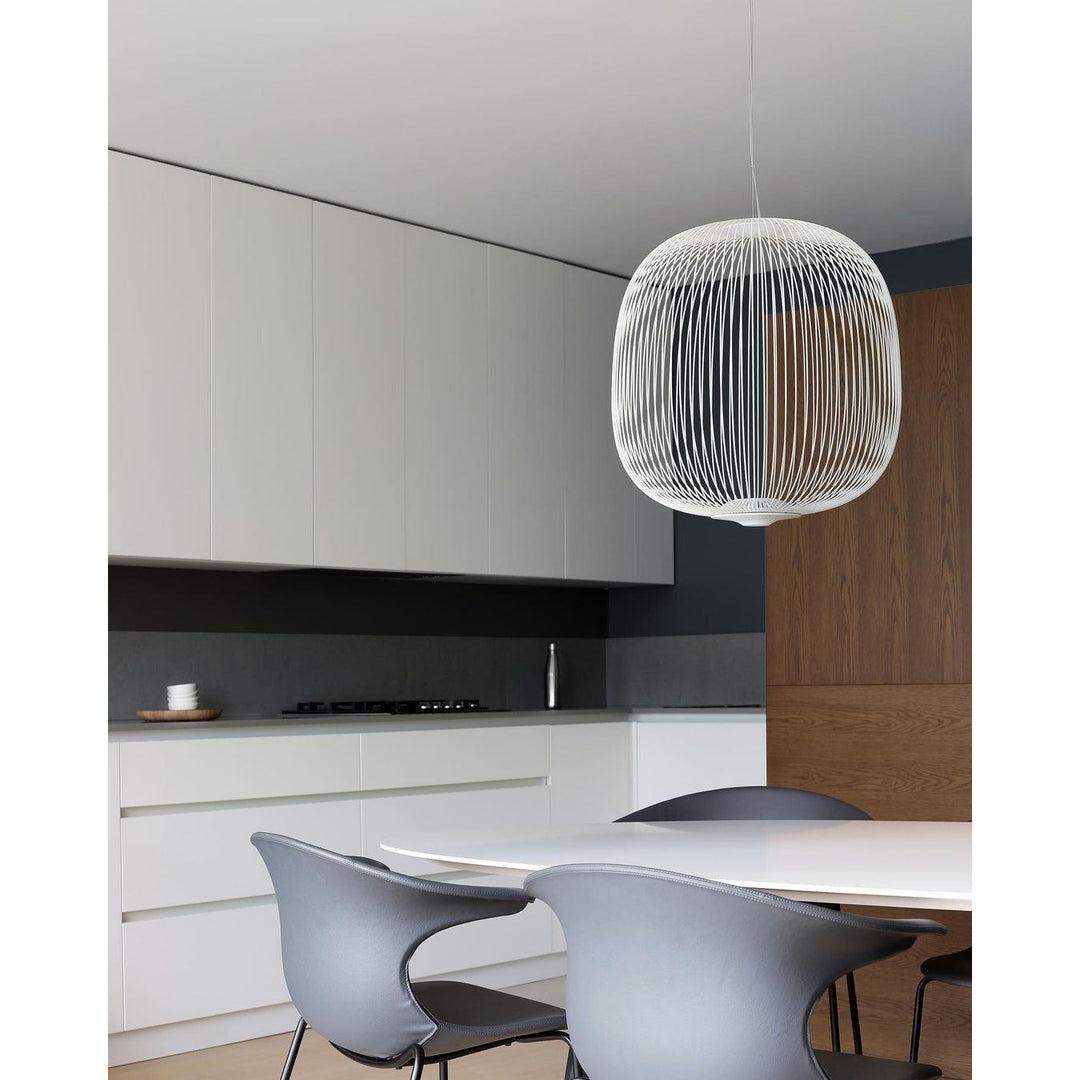 Vadorora Moderne Minimaliste Cage Métal Suspension - Neutralighting