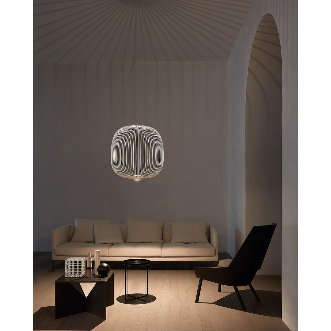 Vadorora Moderne Minimaliste Cage Métal Suspension - Neutralighting