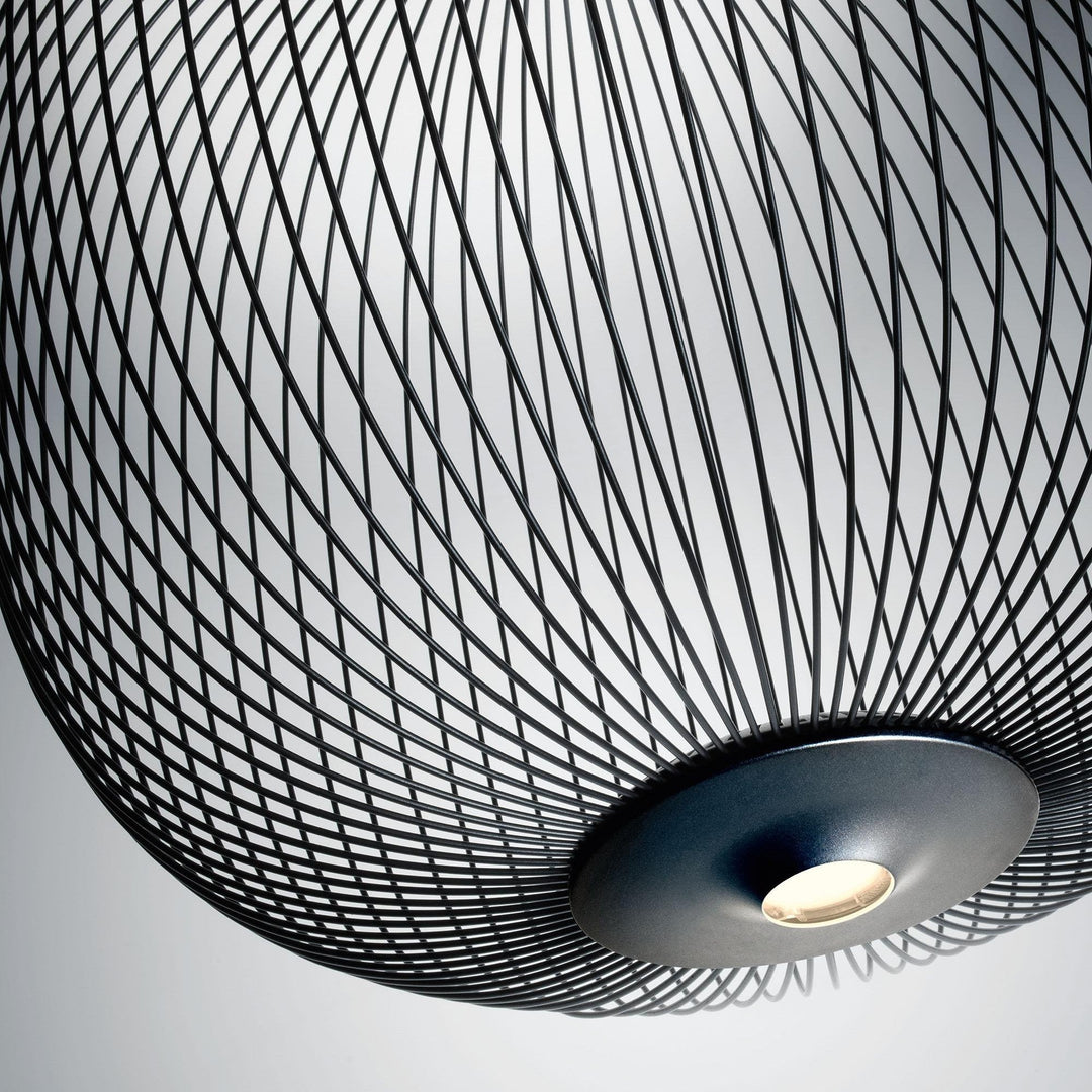 Vadorora Moderne Minimaliste Cage Métal Suspension - Neutralighting