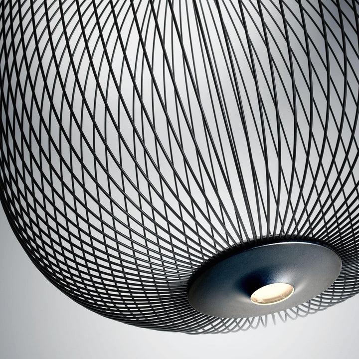 Vadorora Moderne Minimaliste Cage Métal Suspension - Neutralighting