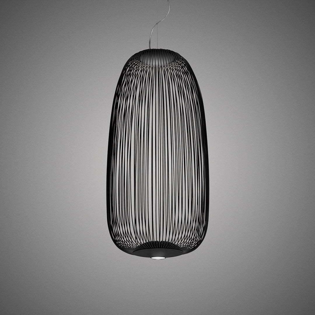 Vadorora Moderne Minimaliste Cage Métal Suspension - Neutralighting
