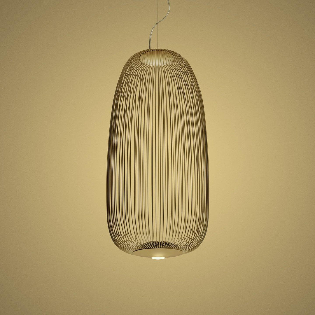 Vadorora Moderne Minimaliste Cage Métal Suspension - Neutralighting