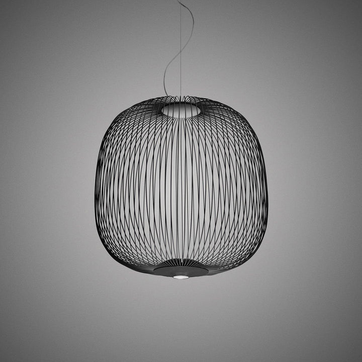 Vadorora Moderne Minimaliste Cage Métal Suspension - Neutralighting