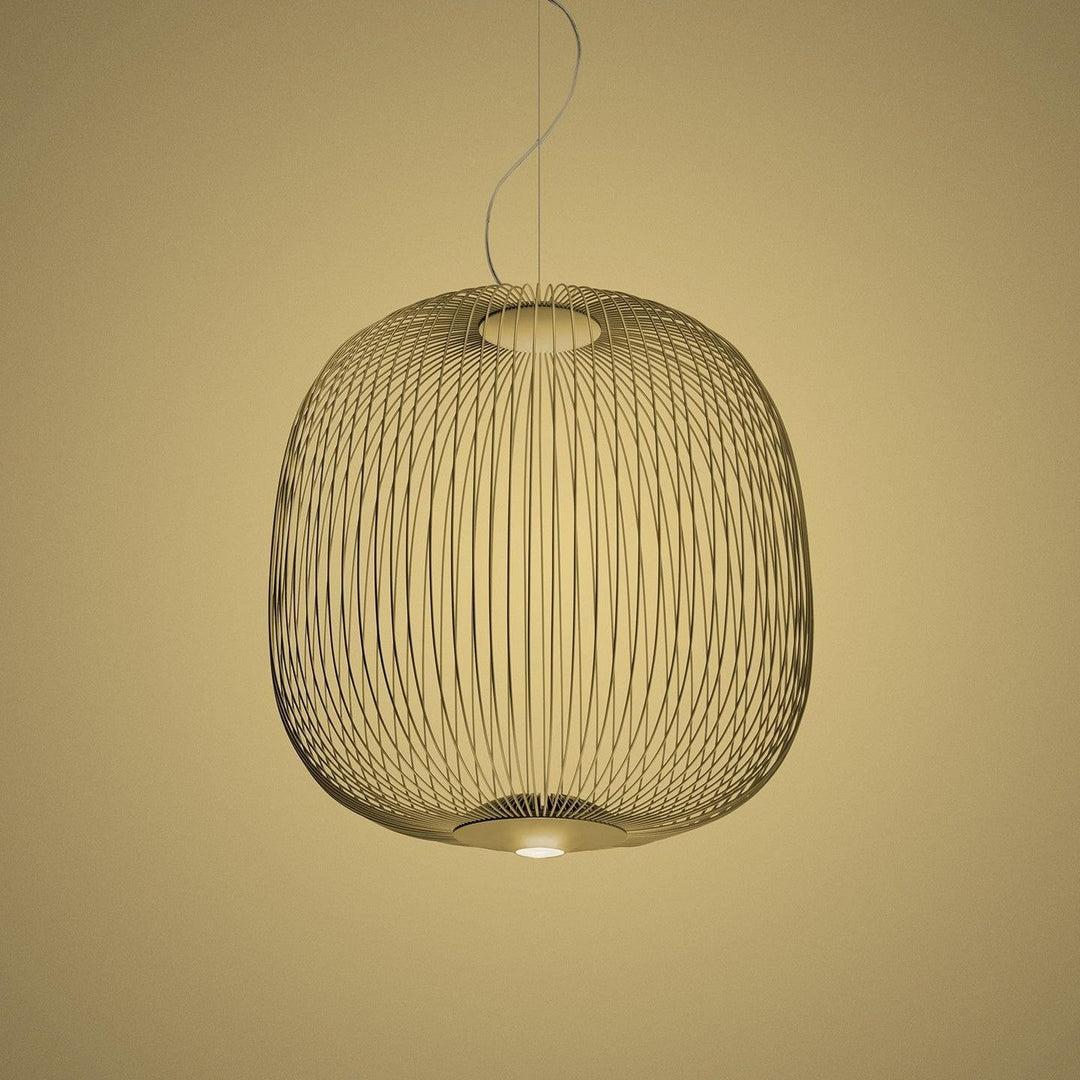 Vadorora Moderne Minimaliste Cage Métal Suspension - Neutralighting