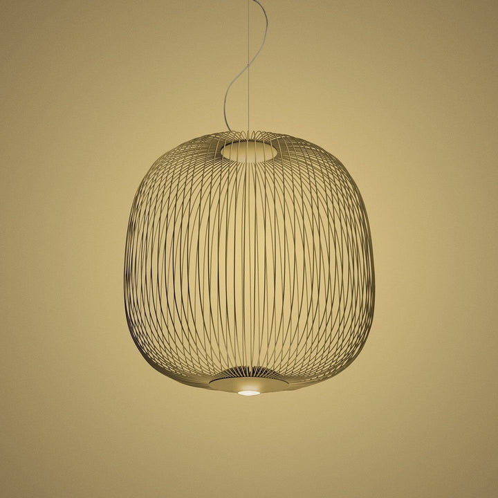 Vadorora Moderne Minimaliste Cage Métal Suspension - Neutralighting