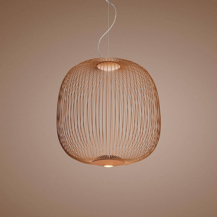Vadorora Moderne Minimaliste Cage Métal Suspension - Neutralighting