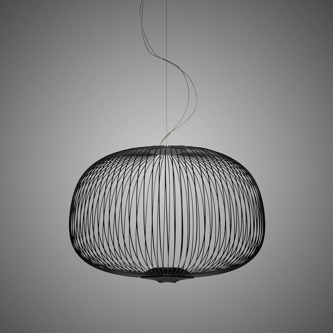 Vadorora Moderne Minimaliste Cage Métal Suspension - Neutralighting