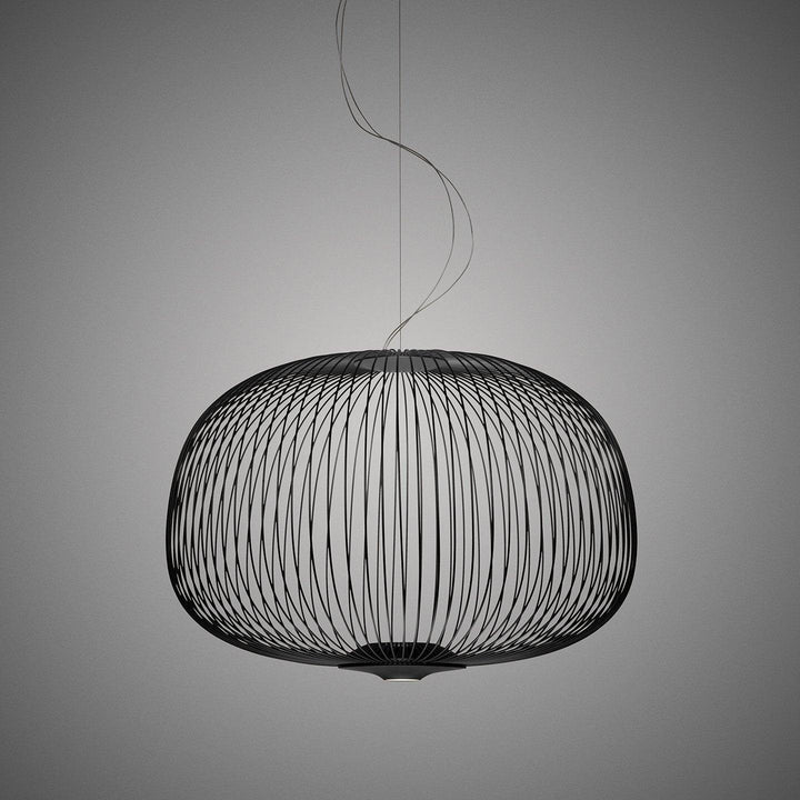 Vadorora Moderne Minimaliste Cage Métal Suspension - Neutralighting