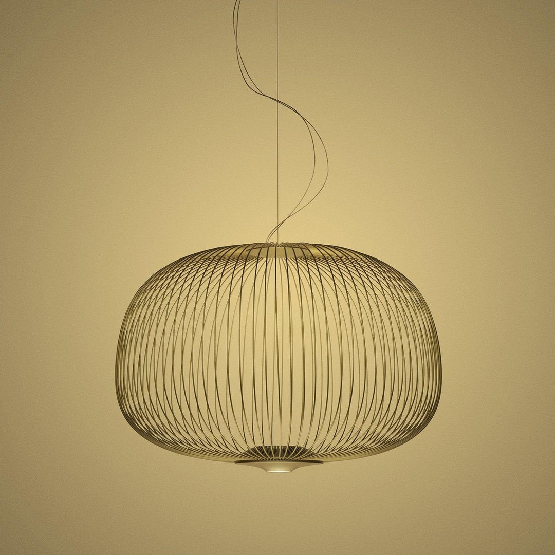 Vadorora Moderne Minimaliste Cage Métal Suspension - Neutralighting