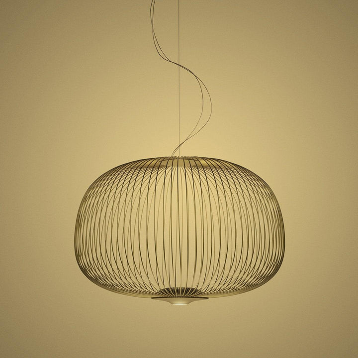 Vadorora Moderne Minimaliste Cage Métal Suspension - Neutralighting