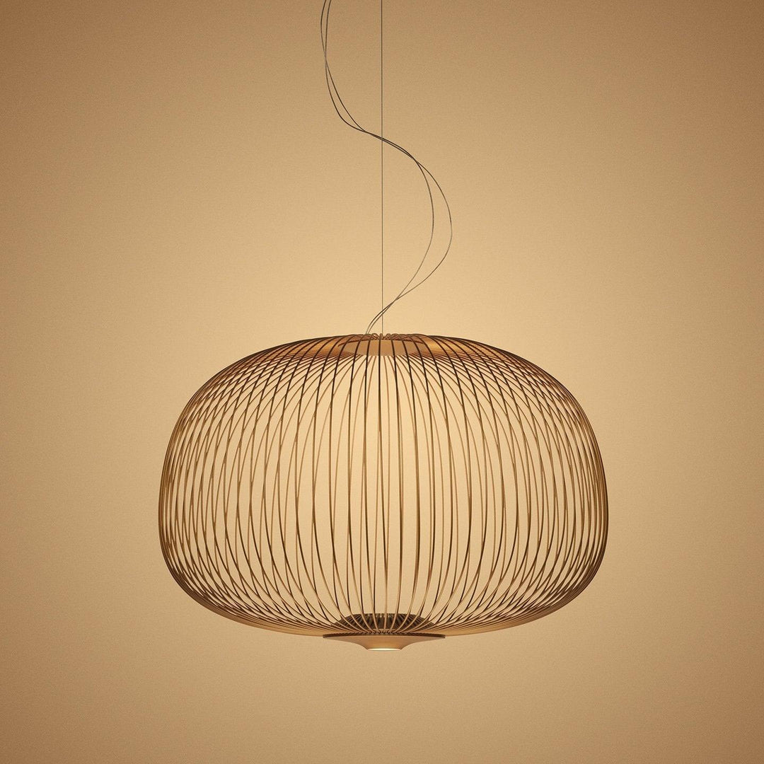 Vadorora Moderne Minimaliste Cage Métal Suspension - Neutralighting