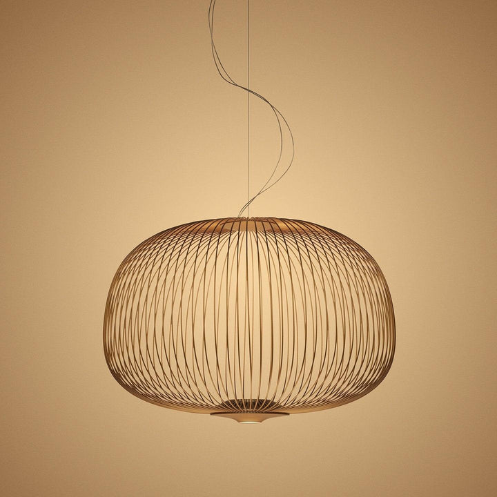 Vadorora Moderne Minimaliste Cage Métal Suspension - Neutralighting