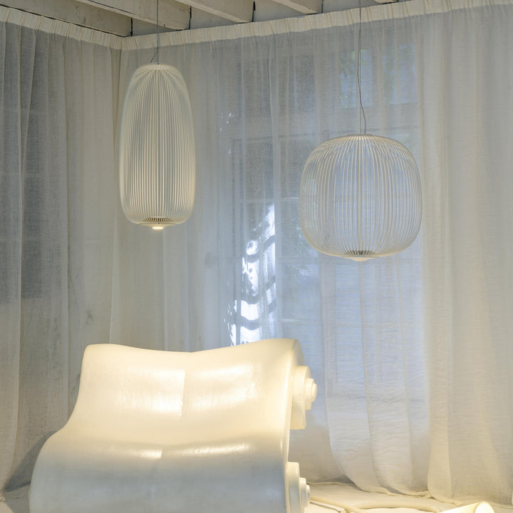 Vadorora Moderne Minimaliste Cage Métal Suspension - Neutralighting