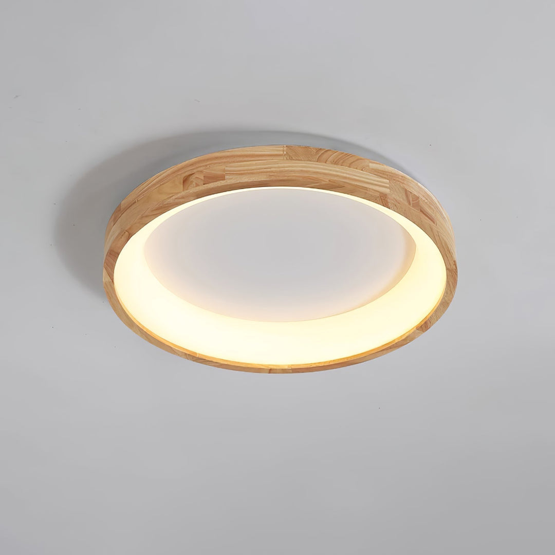 Uphae Plafonnier Minimaliste Carré en Bois - Neutralighting
