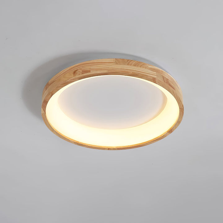 Uphae Plafonnier Minimaliste Carré en Bois - Neutralighting