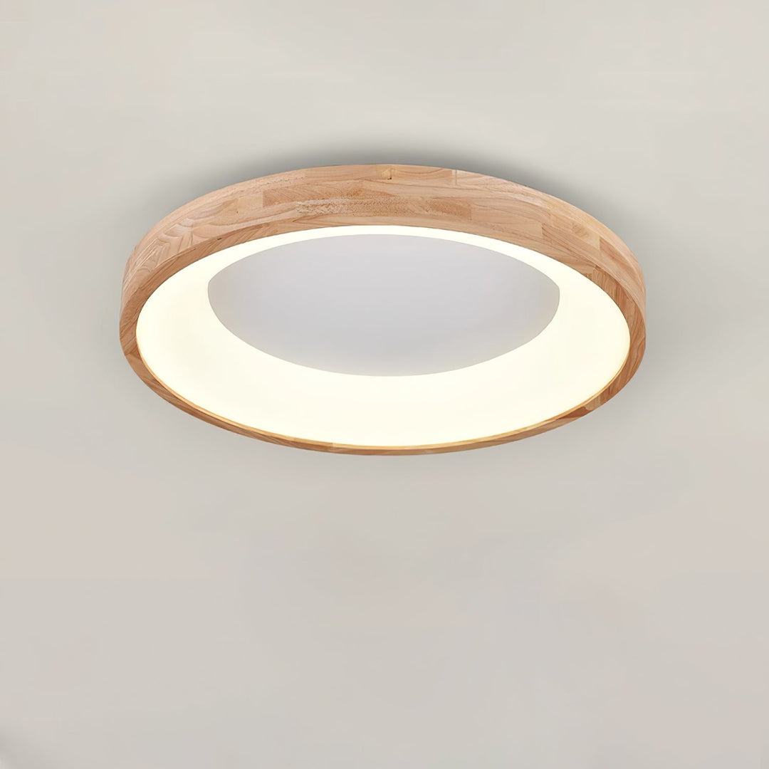 Uphae Plafonnier Minimaliste Carré en Bois - Neutralighting