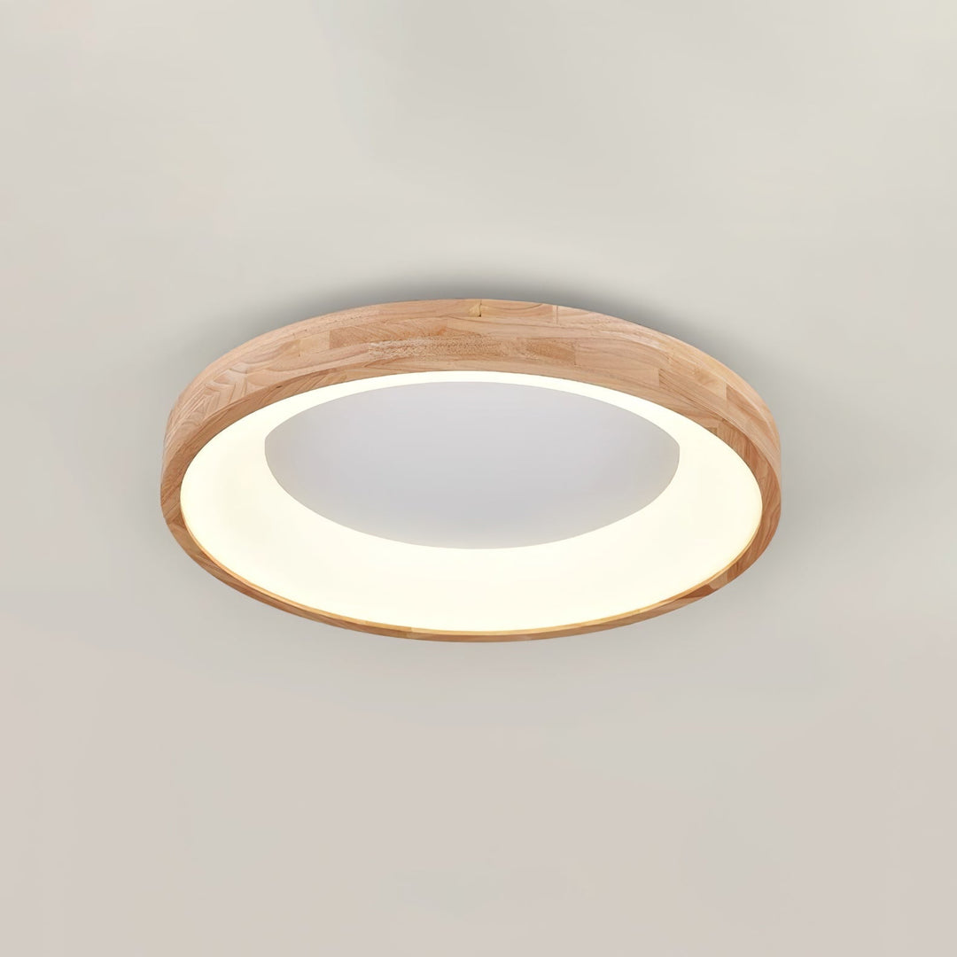Uphae Plafonnier Minimaliste Carré en Bois - Neutralighting