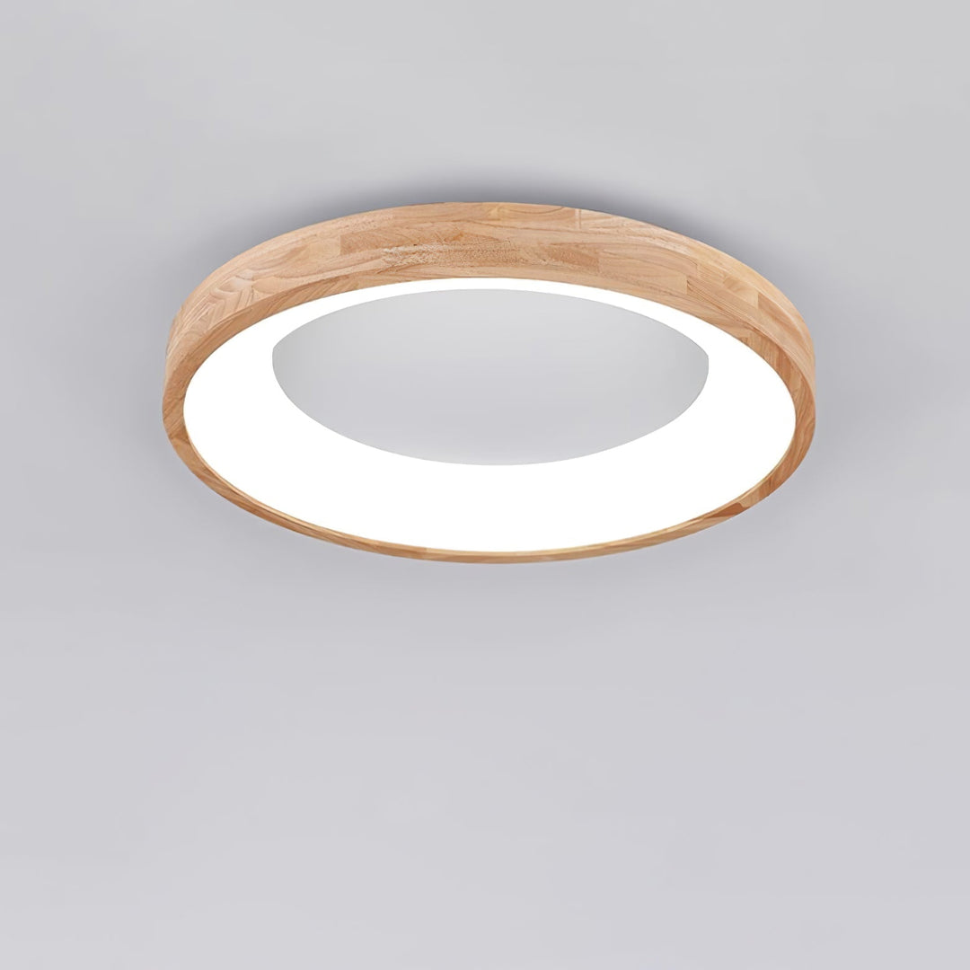 Uphae Plafonnier Minimaliste Carré en Bois - Neutralighting