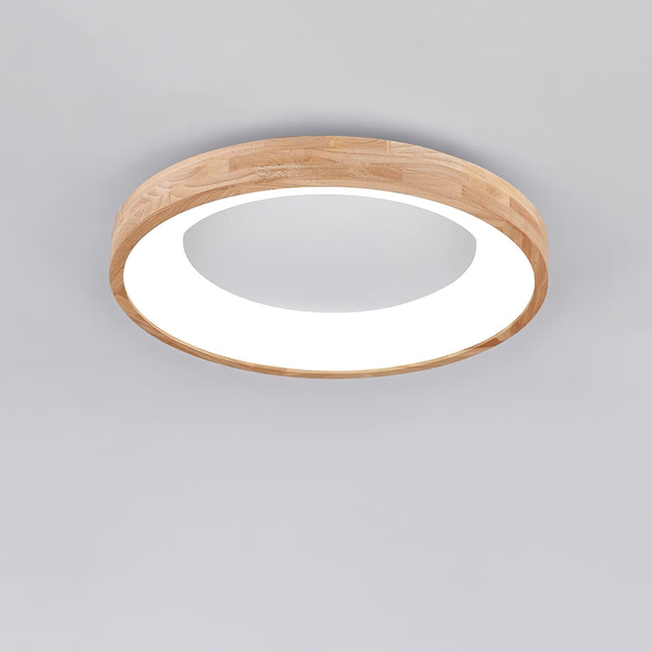 Uphae Plafonnier Minimaliste Carré en Bois - Neutralighting