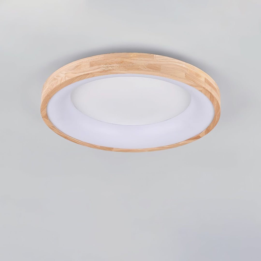 Uphae Plafonnier Minimaliste Carré en Bois - Neutralighting
