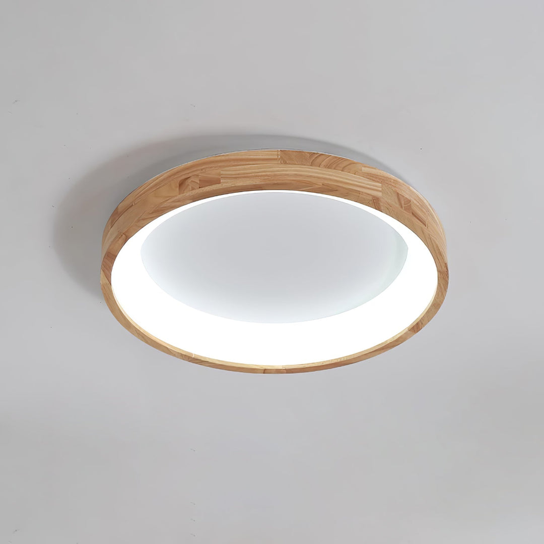 Uphae Plafonnier Minimaliste Carré en Bois - Neutralighting