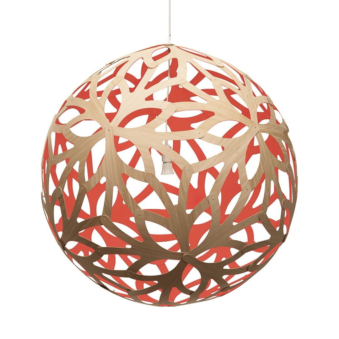 Lustra Suspension Géométrique en Bois Tressé - Neutralighting