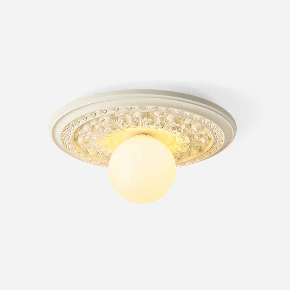 Ivorelle Résine 30cm Beige LED 5W