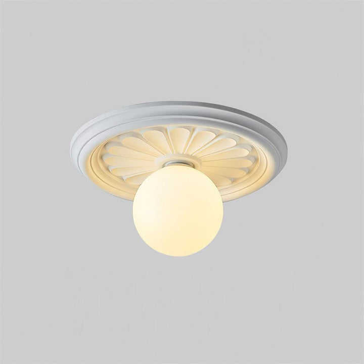 Ivorelle Plafonnier Sculpté Vintage - Neutralighting