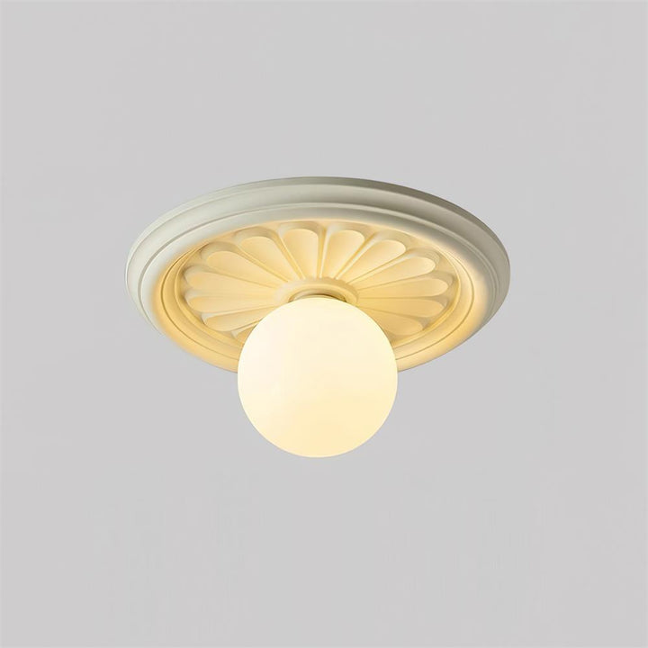 Ivorelle Plafonnier Sculpté Vintage - Neutralighting