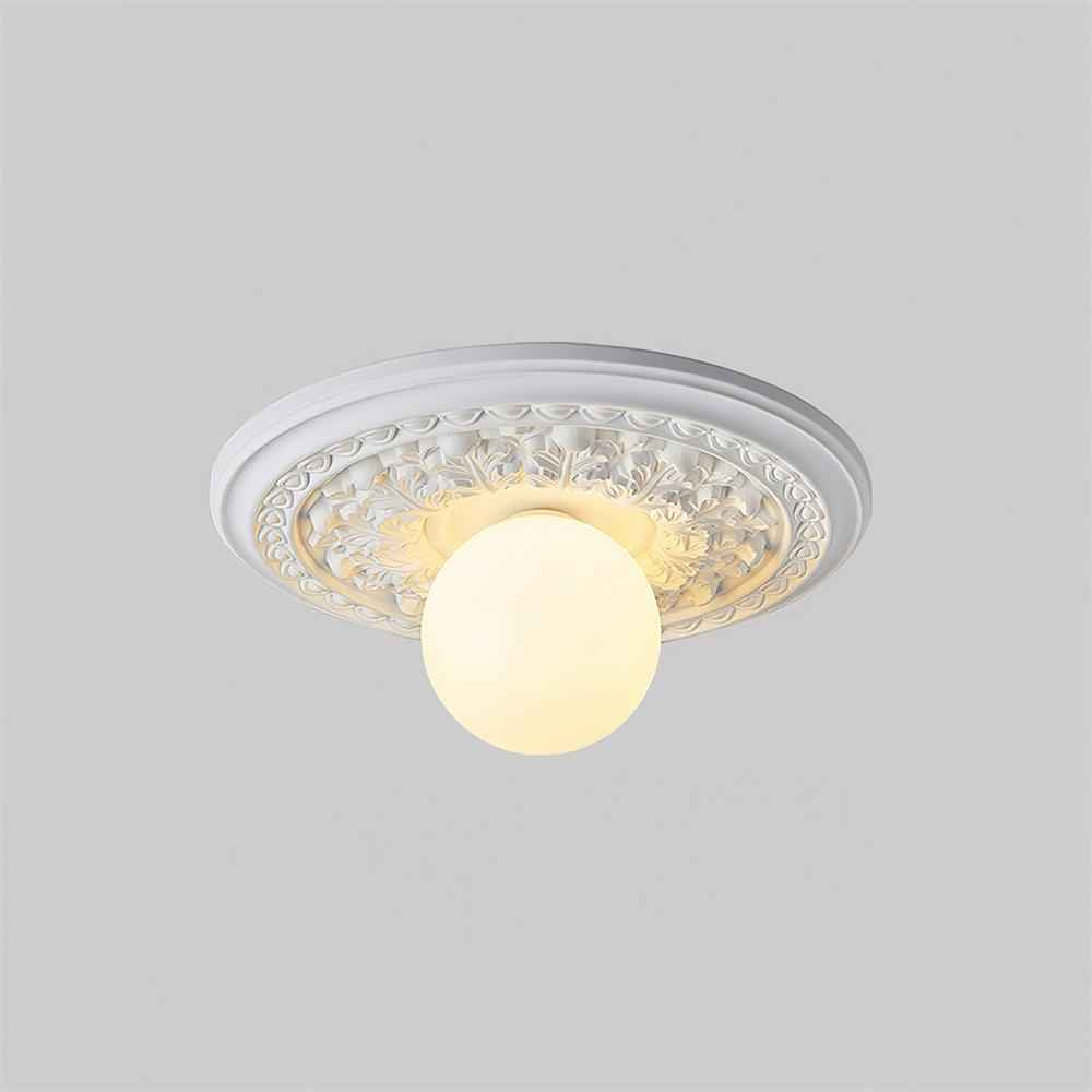 Ivorelle Résine 30cm Beige LED 5W