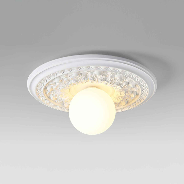 Ivorelle Résine 30cm Beige LED 5W