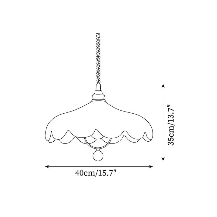 Stream Lampe Pendante Élégance Motif Pétales - Neutralighting