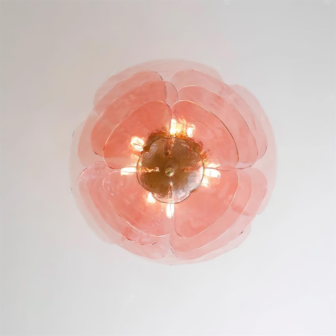 Evvinora Lustre en Métal et Verre à Couches de Feuilles Créativité Individuelle - Neutralighting
