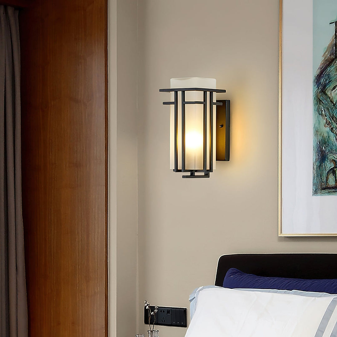 Lustra Lampe Murale Extérieure en Fer Lanterne Rétro - Neutralighting