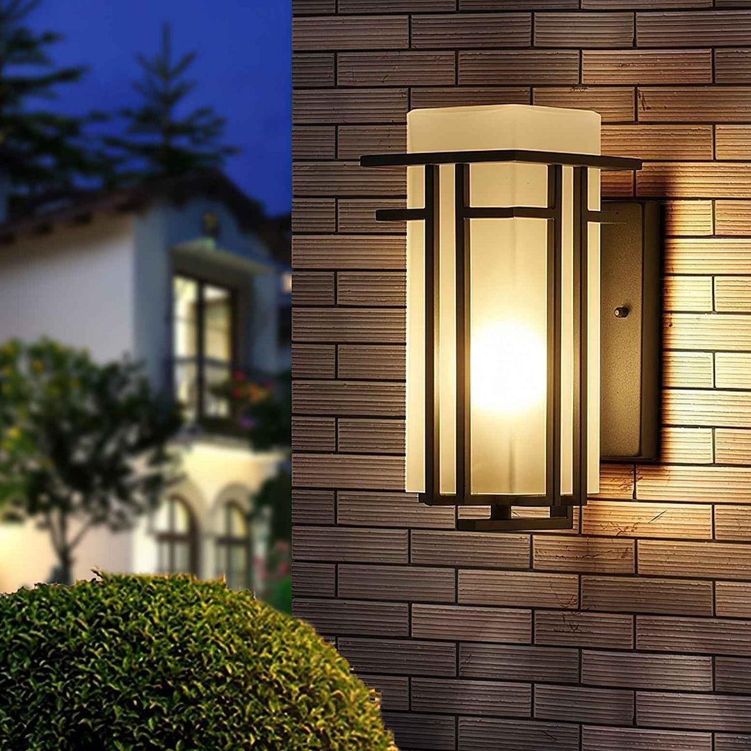Lustra Verre 18cm Noir LED