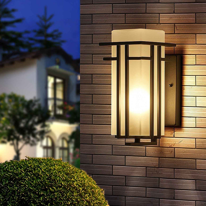 Lustra Verre 18cm Noir LED