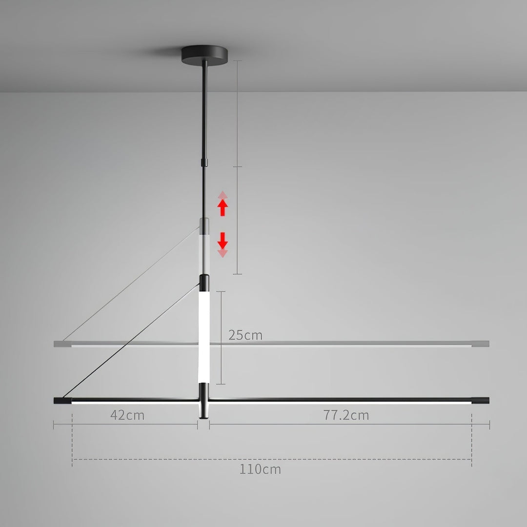 Araeyra Lampe Pendante Axe Linéaire Minimaliste - Neutralighting