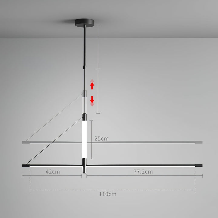 Araeyra Lampe Pendante Axe Linéaire Minimaliste - Neutralighting