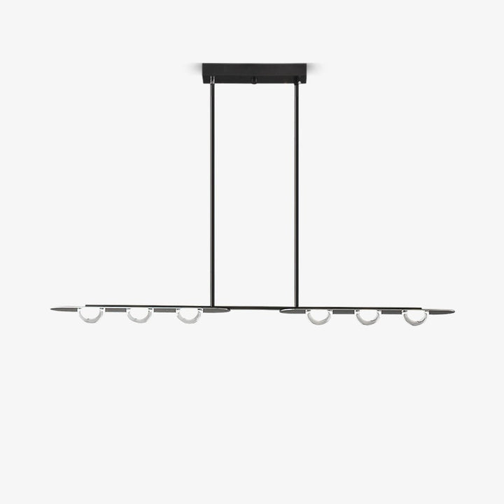 Aurora Suspension Linéaire Verre Minimaliste - Neutralighting