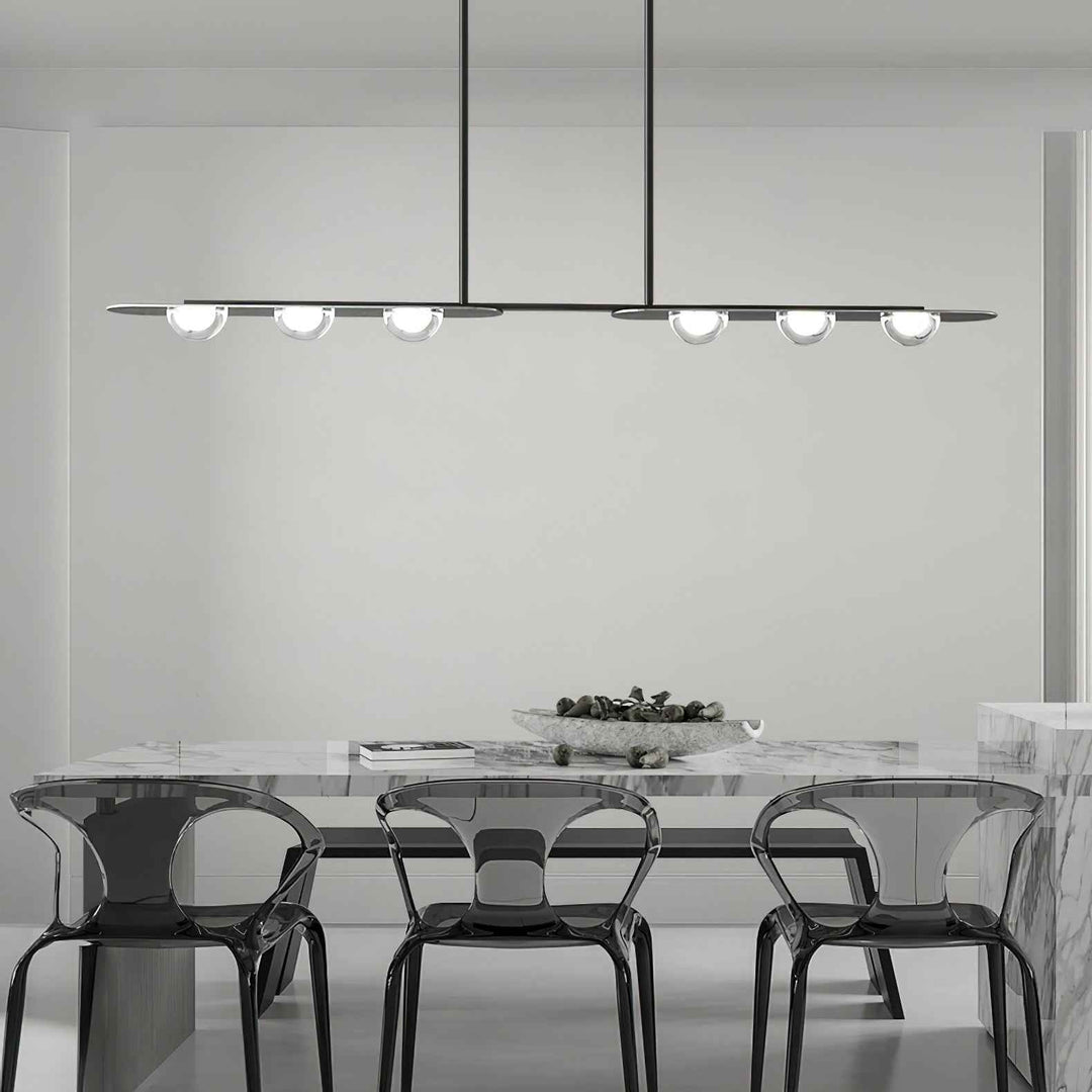 Aurora Verre 100cm Noir LED