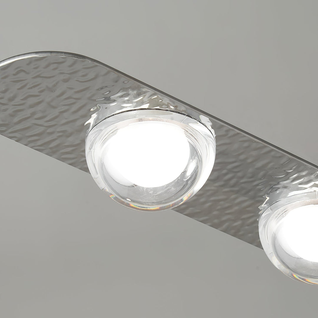 Aurora Suspension Linéaire Verre Minimaliste - Neutralighting