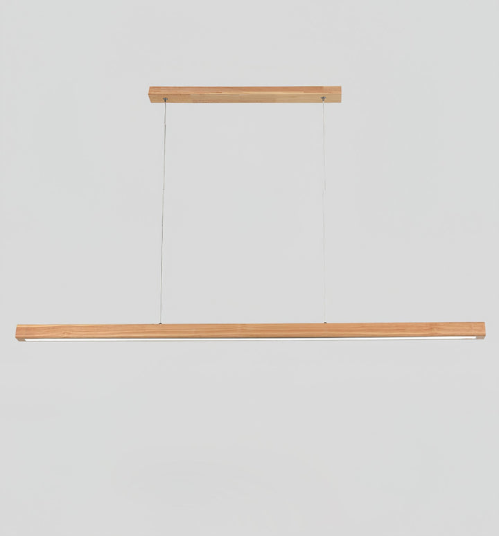 Elowen Suspension linéaire minimaliste en bois - Neutralighting