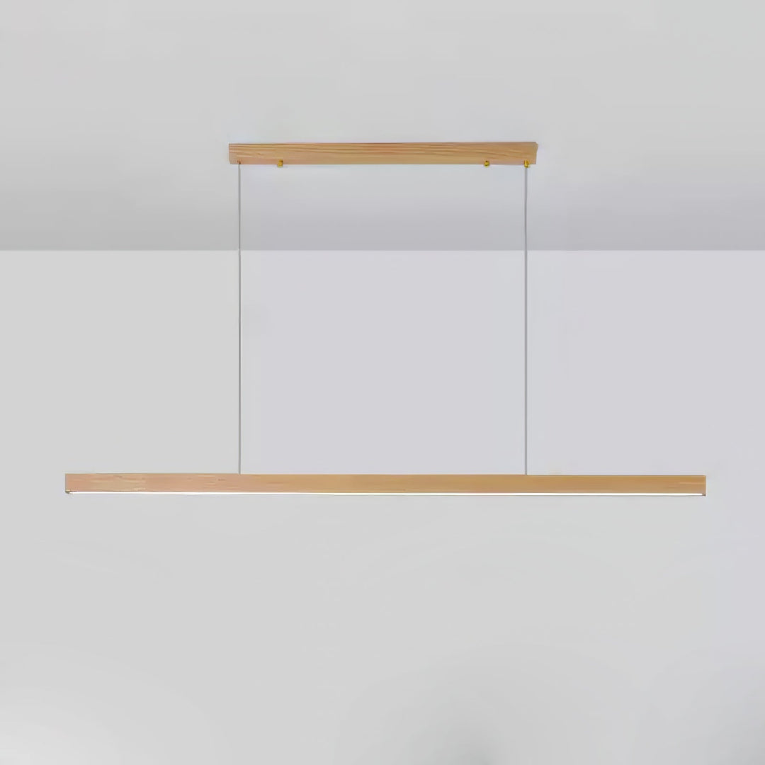 Elowen Suspension linéaire minimaliste en bois - Neutralighting